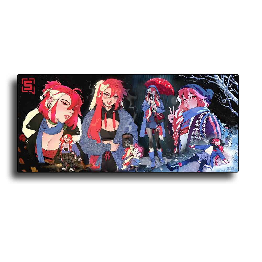 Strippin | Winter - Desk Mat