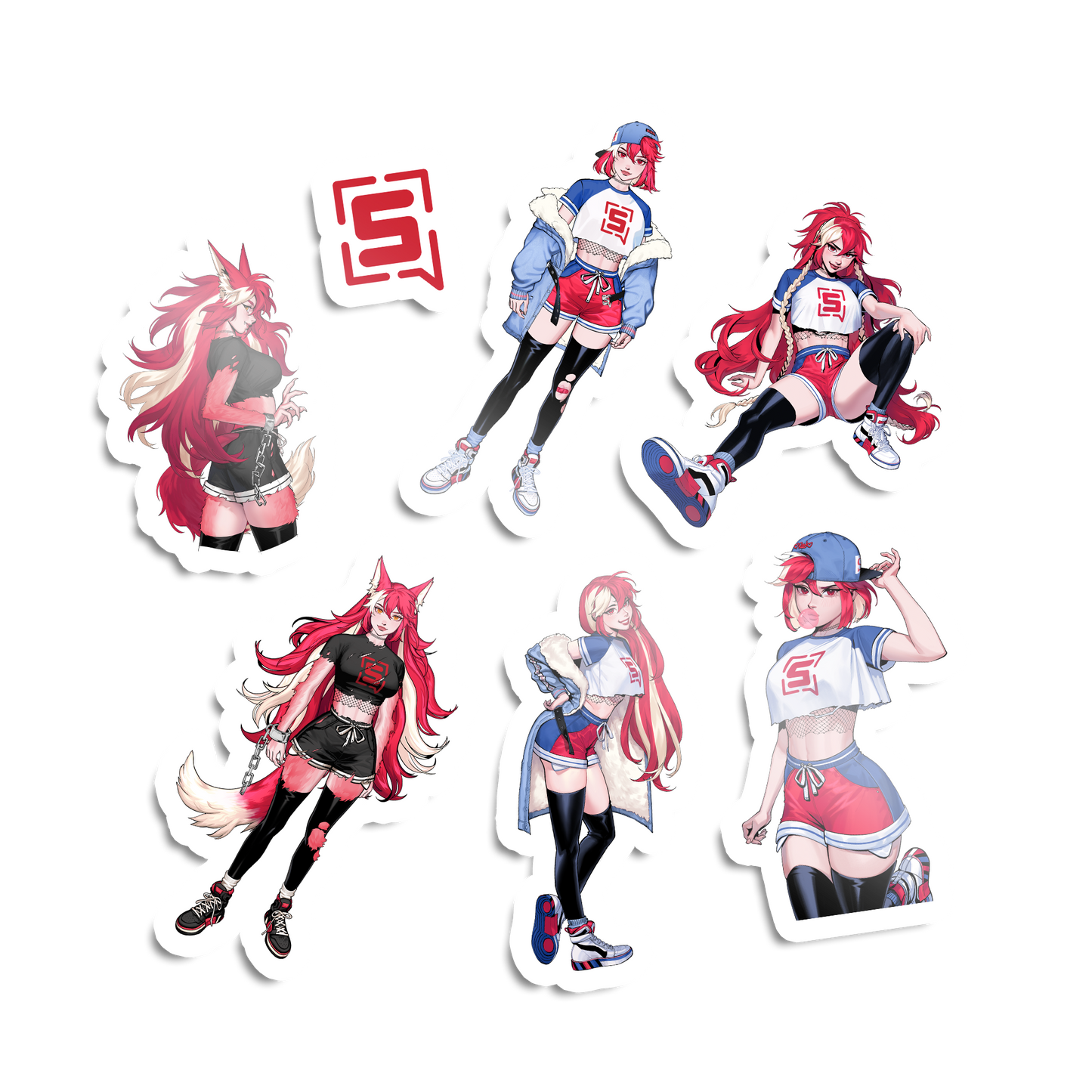 Strippin | Red Sticker Pack! - Sticker