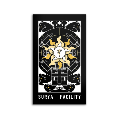 RubixRaptor | Project Blue Facility - Art Print