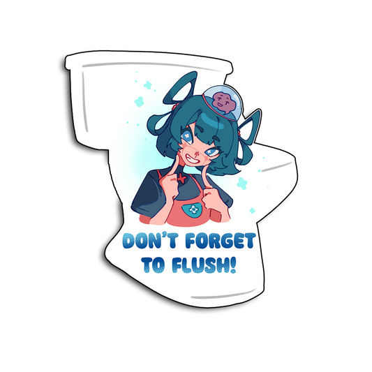 Shoomimi | Don’t Forget to Flush - Sticker