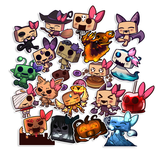 PorcelainMaid | Blockhead Costume Party Bundle - Sticker Pack