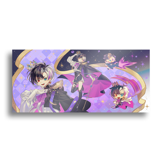 Rin Penrose | 2d rectangle with a bunch of Rins on it - Art print