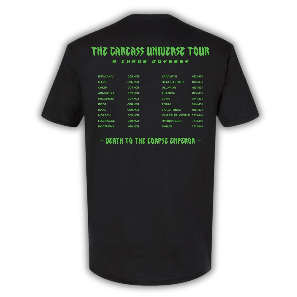ND |  The Carcass Universe Tour - Tees