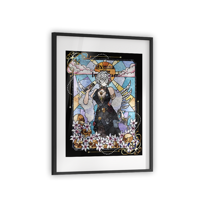 Sister Cecilia | Stained Glass Cecilia - Art Print