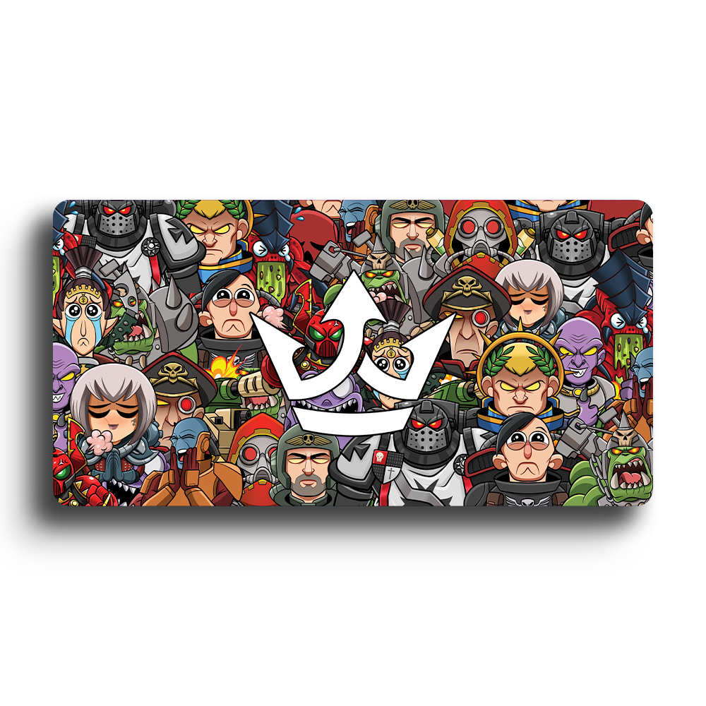 Tabletop Titans | Character Collage - Desk Mat