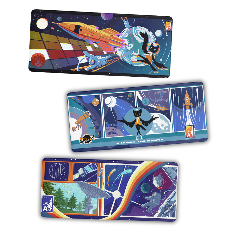 Voices of the Void | Alpha Base Mural - Desk Mat
