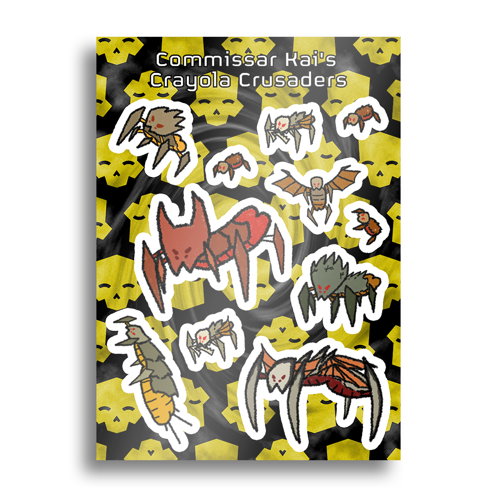 CommissarKai | Crayola Crusades - Sticker Sheet