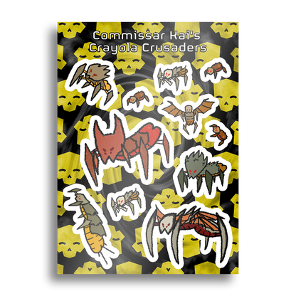 CommissarKai | Crayola Crusades - Sticker Sheet