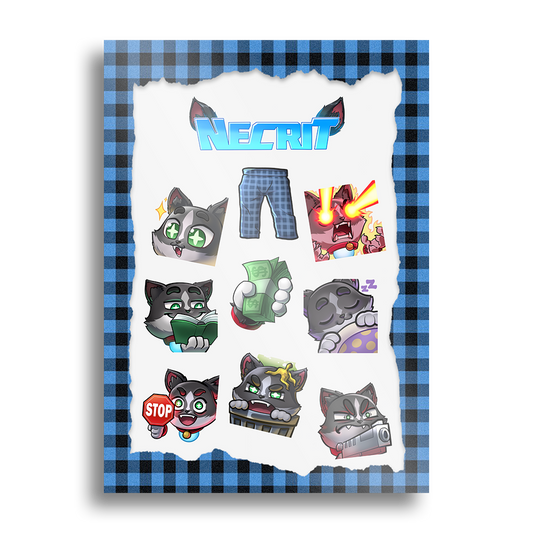 Necrit | Necrit’s Official Territorial Markers - Sticker Sheet