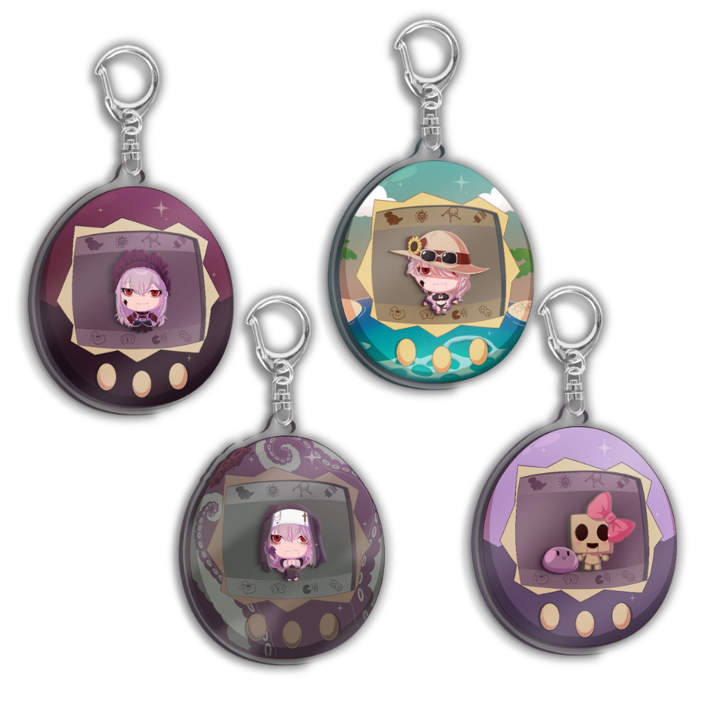 PorcelainMaid | Virtual Pet- Keychains